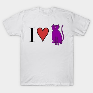 I Love Cats T-Shirt